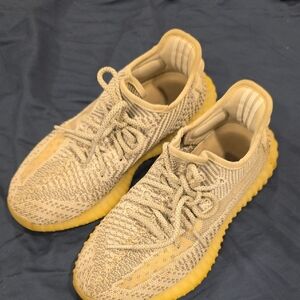 Yeezy Boost 350 V2 Cream/Yellow Knit Sneakers